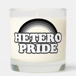 Hetero Pride LGBTQ Humor Scented Candle