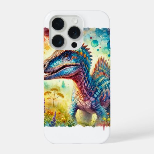 Heterodontosaurus 140624AREF105 _ Watercolor iPhone 15 Pro Case