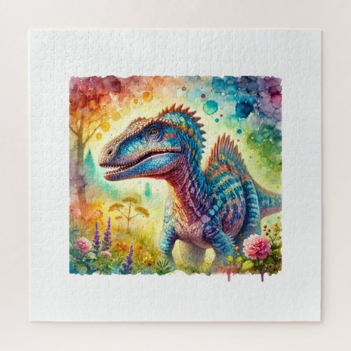 Heterodontosaurus 140624AREF105 _ Watercolor Jigsaw Puzzle