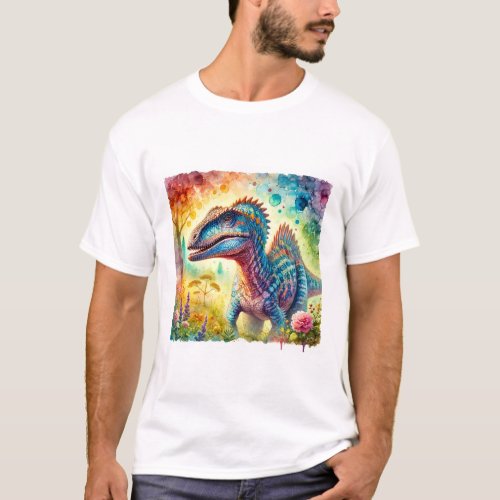 Heterodontosaurus 140624AREF105 _ Watercolor T_Shirt