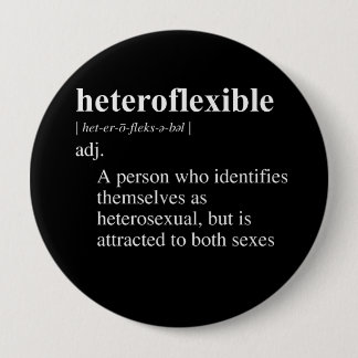 HETEROFLEXIBLE DEFINITION PINBACK BUTTON