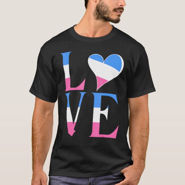 Heterosexual Pride Flag Love Support Men Women Boy T-Shirt (Front)