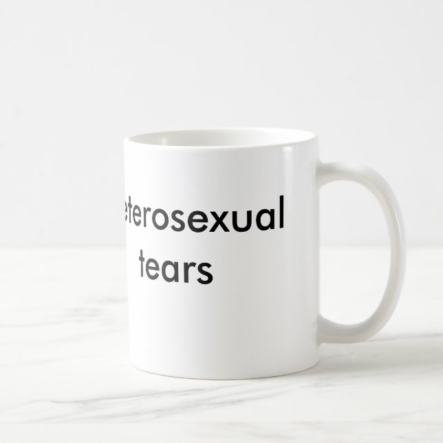 heterosexual tears coffee mug (Right)