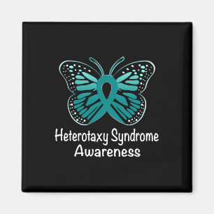 Heterotaxy Syndrome Awareness Warrior Support Teal Magnet