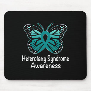 Heterotaxy Syndrome Awareness Warrior Support Teal Mouse Pad