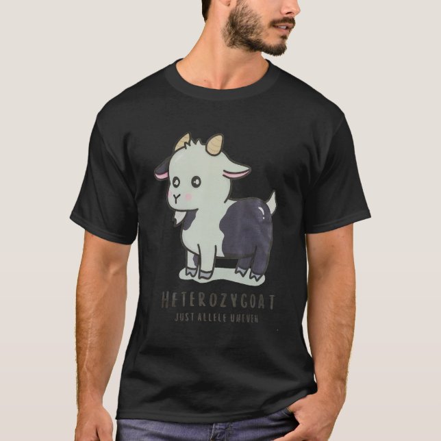 Heterozygoat Just Allele Uneven  Heterozygous STEM T-Shirt (Front)