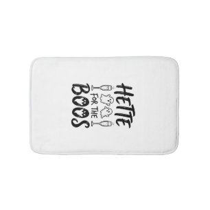 Hette For The Boos Halloween Ghost Party Shirt Des Bath Mat