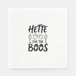 Hette For The Boos Halloween Ghost Party Shirt Des Napkins