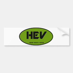 HEV hybrid electric vehicle Bumper Sticker