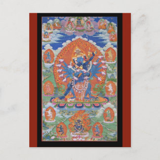 Hevajra Tibetan Buddhist Deity Art Postcard