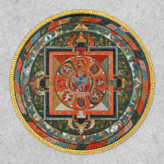 Hevajra Tibetan Buddhist Deity Mandala Patch