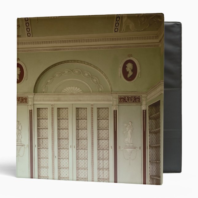 Heveningham Hall, Suffolk: library, 1778-80 3 Ring Binder (Front/Inside)