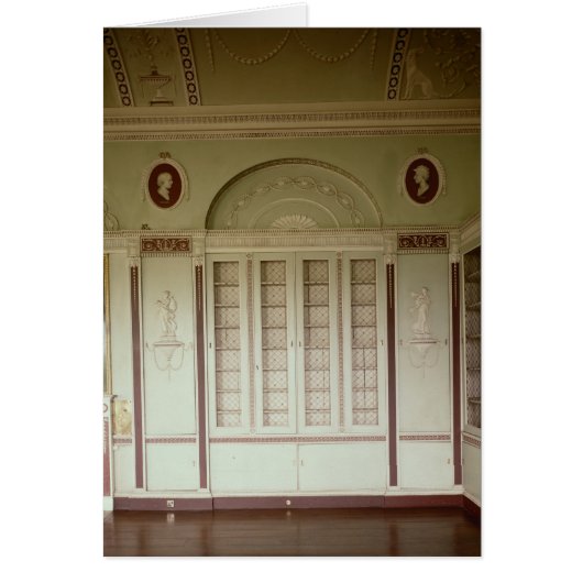 Heveningham Hall, Suffolk: library, 1778-80 Cards (Front)