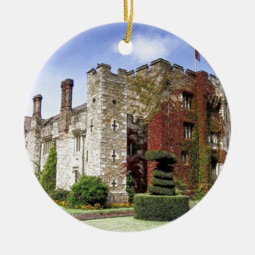 Hever Castle Kent England Ceramic Ornament