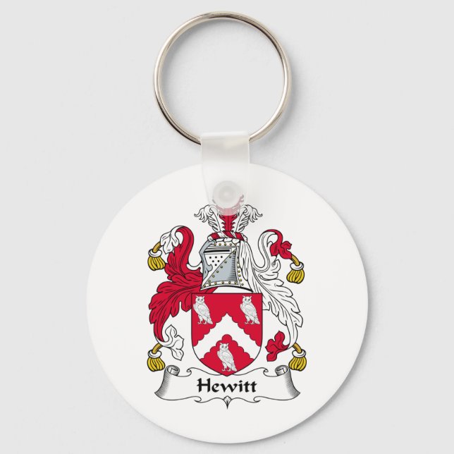 Hewitt Family Crest Keychain (Front)