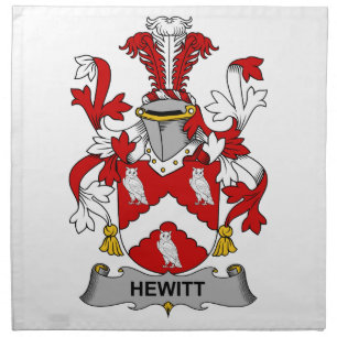 Hewitt Family Crest Napkin