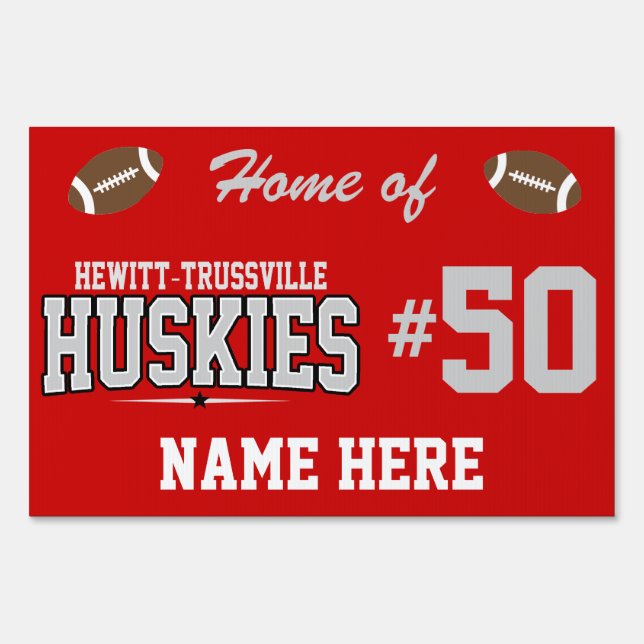 Hewitt-Trussville High School; Huskies Sign (Front)