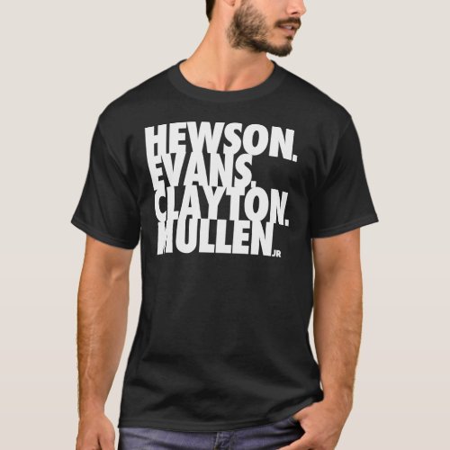 Hewson Evans Clayton and Mullen Classic T_Shirt