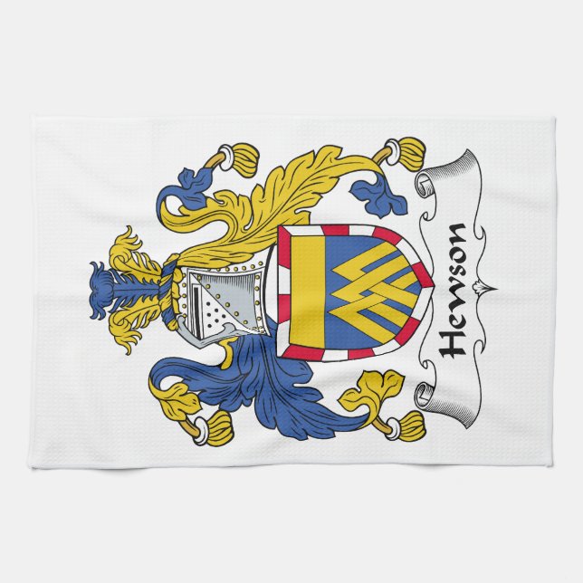 Hewson Family Crest Towel (Horizontal)