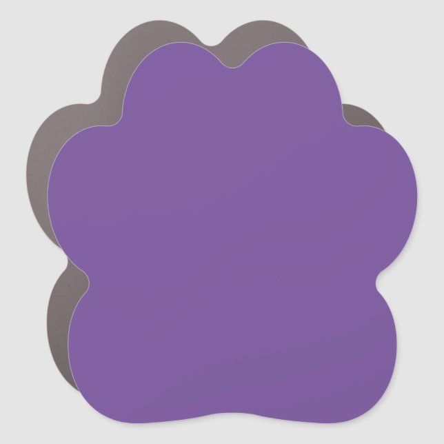  Hex #714997, Bouquet Car Magnet (Front)