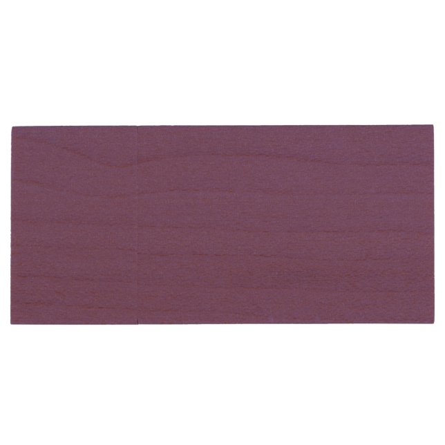 Hex #714997, Dark Lavender USB Wooden Flash Drive (Back)