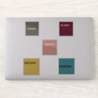 Hex Code Palette Sample Sticker