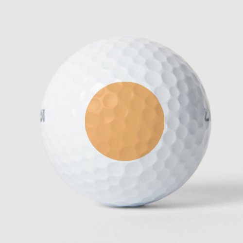 Hex Color FABA77 Brandy Golf Balls