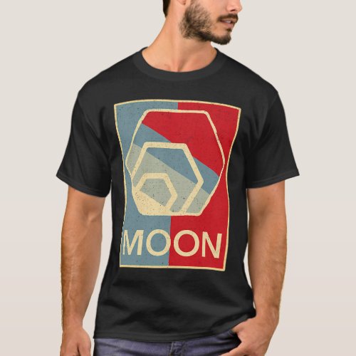 HEX Crypto by Richard Heart  HEX Price Chart Moon  T_Shirt
