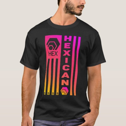 HEX Crypto by Richard Heart  Hexican Investor Hexi T_Shirt