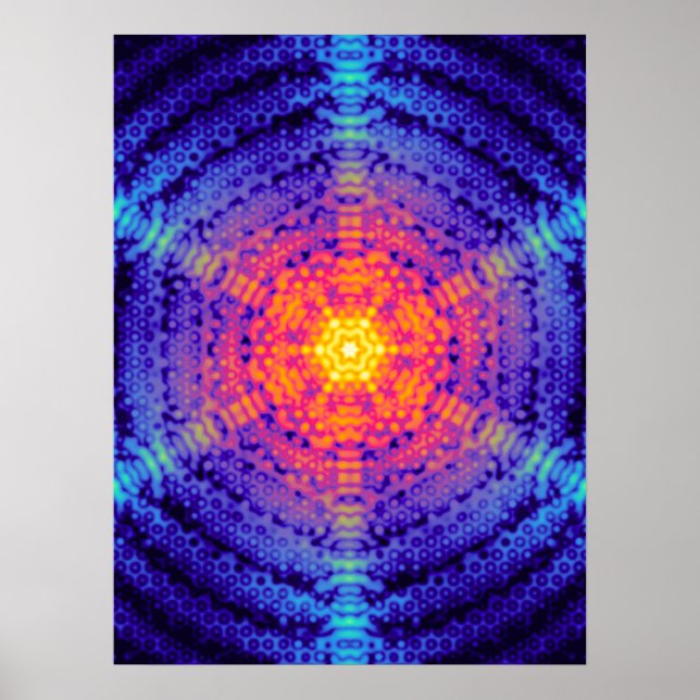 Hex Diffraction Poster (Front)