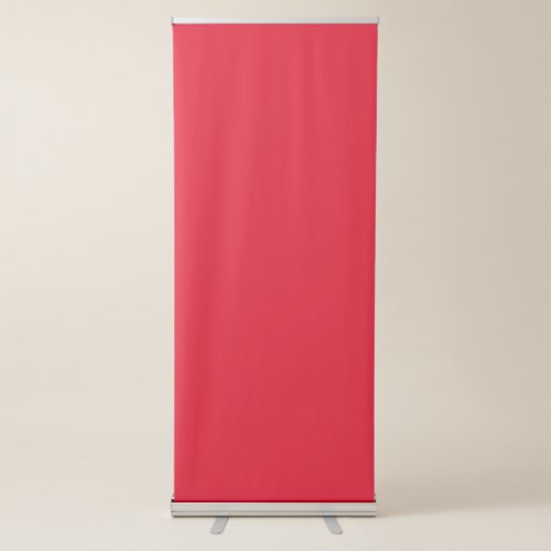 Hex E6001D Bean Red  Retractable Banner