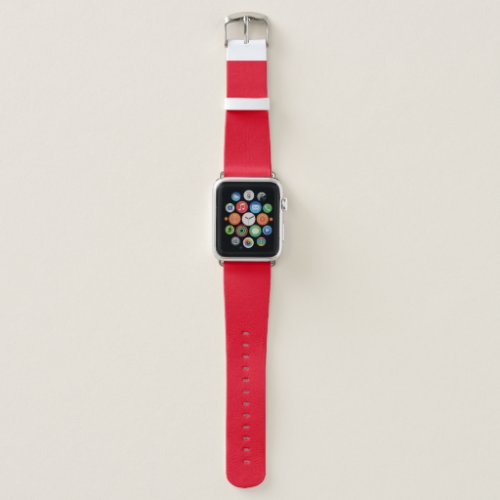 Hex E6001D Cadmium Red Apple Watch Band