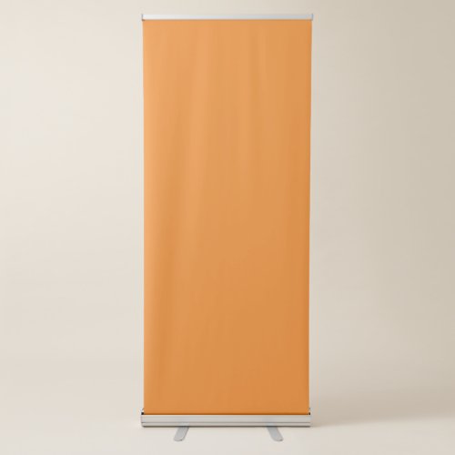 Hex F17F17 Dark Salm Vertical Retractable Banner