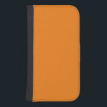 Hex #F17F17, Pumpkin Orange Wallet Case<br><div class="desc">Wallet Case</div>