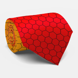 Hex Grid Neck Tie