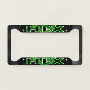 HEX LICENSE PLATE FRAME