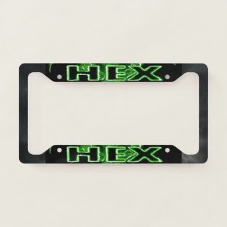 HEX LICENSE PLATE FRAME