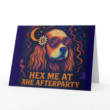 Hex Me at the Afterparty - Birthday Card