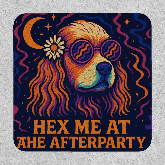 “Hex Me at the Afterparty” Patch (Front)