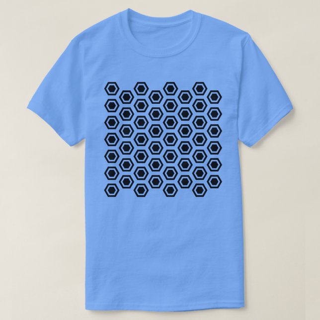 Hex Pattern T-Shirt (Design Front)