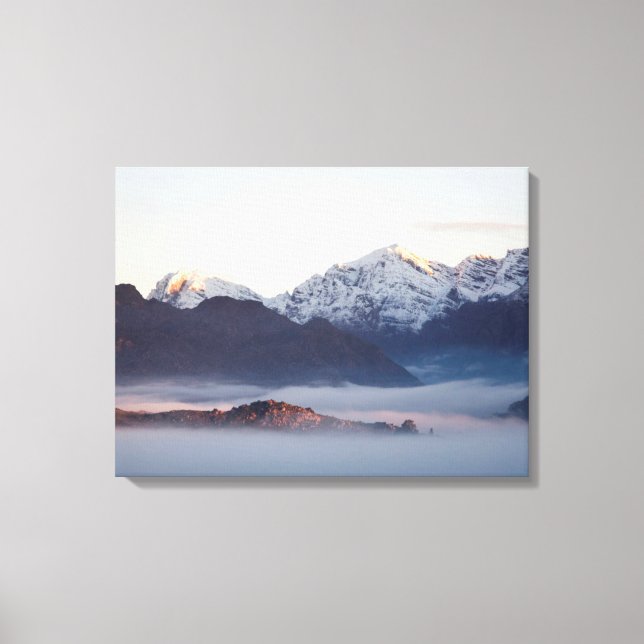Hex River Mountains At Sunrise, Western Cape Canvas Print (Front)