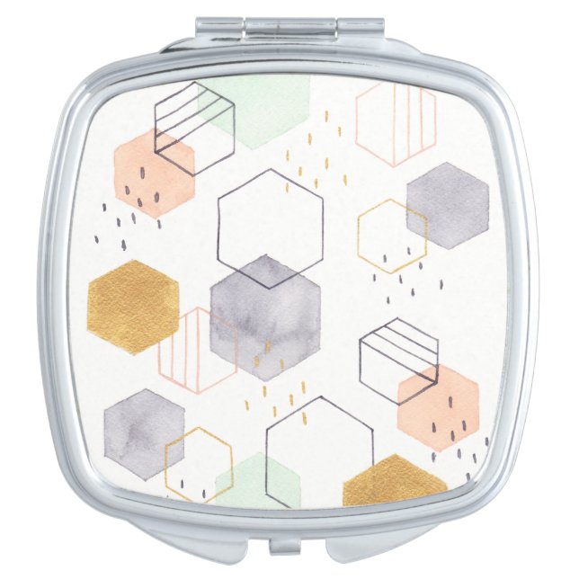 Hex Scatter Compact Mirror (Front)