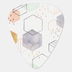 Hex Scatter Guitar Pick