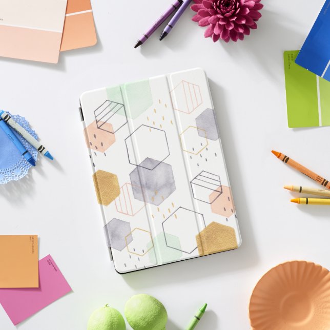Hex Scatter iPad Pro Cover (Desk)