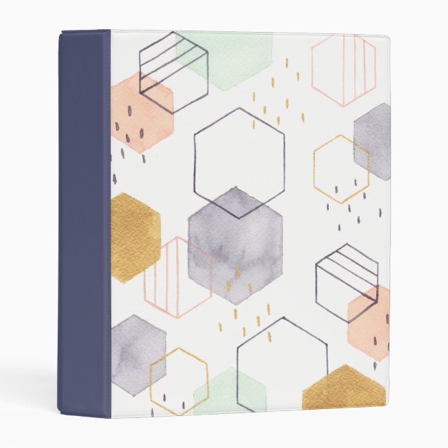 Hex Scatter Mini Binder (Front/Spine)