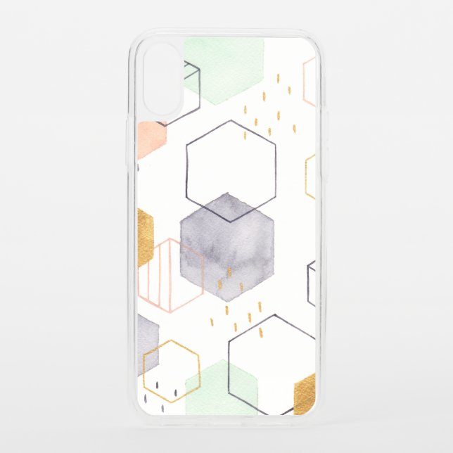 Hex Scatter Uncommon iPhone Case (Back)