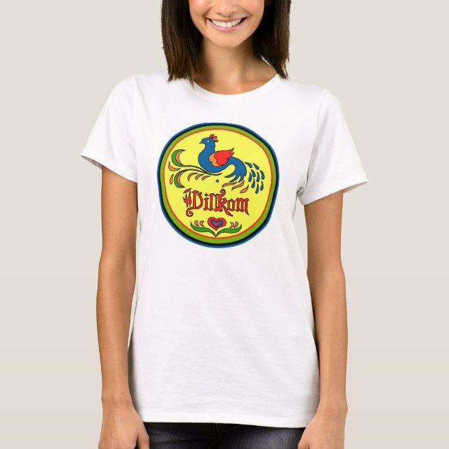 Hex Sign Welcome Bird T-Shirt (Front)