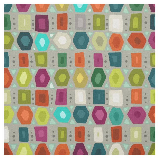 hex strip willow fabric (Swatch)