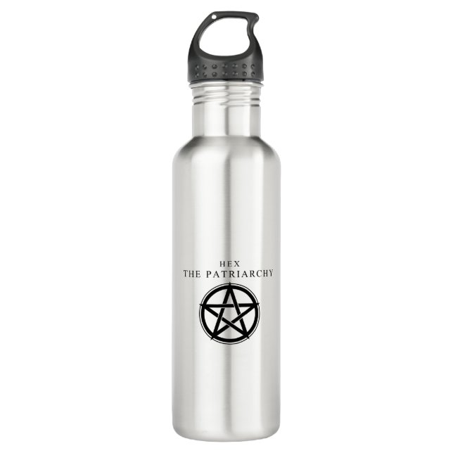 Hex The Patriarchy Stainless Steel Water Bottle (Front)