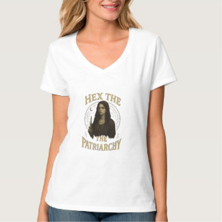 Hex the Patriarchy – Wiccan Witch Illustration T-Shirt